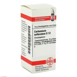 CARBONEUM SULFURATUM D 12 Glóbulos, 10 g
