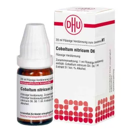 COBALTUM NITRICUM D 6 Dilución, 20 ml