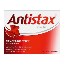ANTISTAX Tabletas para venas extra, 30 uds