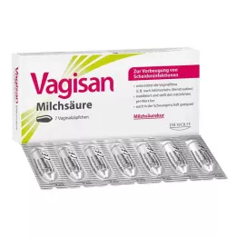 VAGISAN Supositorios vaginales de ácido láctico, 7 uds
