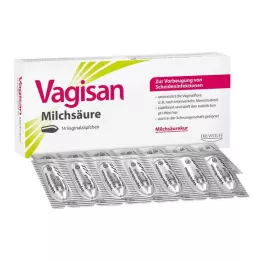 VAGISAN Supositorios vaginales de ácido láctico, 14 uds