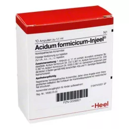 ACIDUM FORMICICUM INJEEL Ampoules, 10 pz