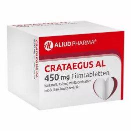 CRATAEGUS AL Tabletas recubiertas de película de 450 mg, 50 horas