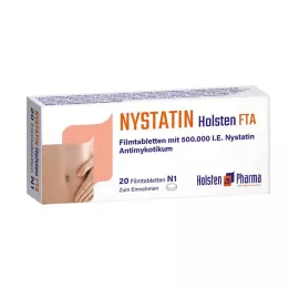 NYSTATIN Tabletas recubiertas de películas de Holsten, 20 horas