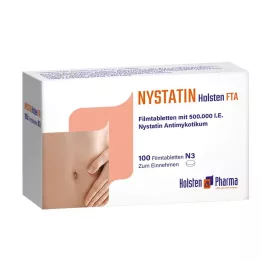 NYSTATIN Holsten comprimidos recubiertos con película, 100 uds