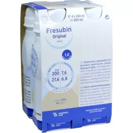 FRESUBIN ORIGINAL DRINK Botella de bebida de nueces, 4x200 ml
