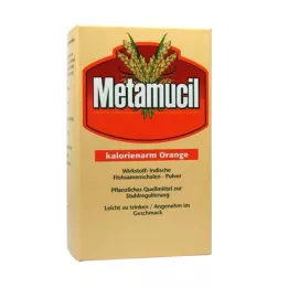 METAMUCIL Polvo de naranja bajo en calorías, 30X5,8 g