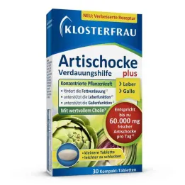 Klosterfrau Alcachofa Plus Colina tabletas (30 piezas)