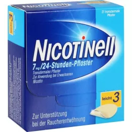 NICOTINELL 7 mg/yeso de 24 horas 17.5 mg, 21 pz
