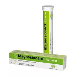 MAGNESIOCARD Comprimidos efervescentes de 7,5 mmol, 20 uds