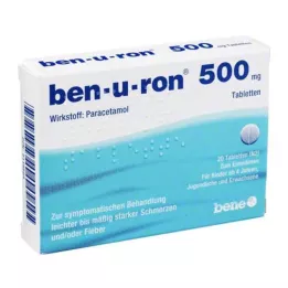BEN-U-RON Comprimidos de 500 mg, 20 uds