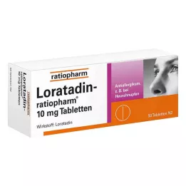 LORATADIN-Comprimidos de ratiopharm 10 mg, 50 uds