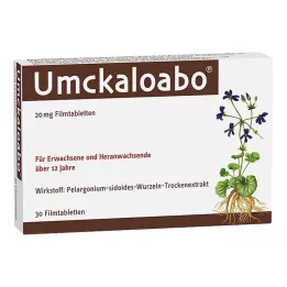 UMCKALOABO Comprimidos recubiertos con película de 20 mg, 30 uds
