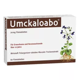 UMCKALOABO Comprimidos recubiertos con película de 20 mg, 60 uds