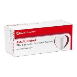 ASS AL Protect 100 mg comprimidos gastrorresistentes, 50 uds