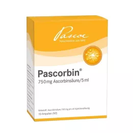 PASCORBIN Ampollas de solución inyectable, 10X5 ml