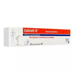CALCIVIT Tabletas efervescentes D, 20 uds
