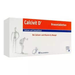 CALCIVIT Tabletas efervescentes D, 40 uds
