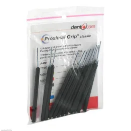Cepillo interdental Proximal Grip xx-fine negro, 12 piezas