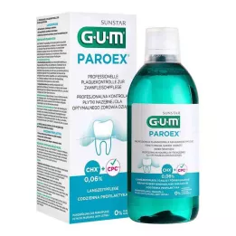 GUM Paro.ex 0,06% CHX Enjuague bucal, 500 ml