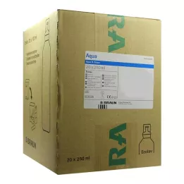 AQUA Solución de enjuague B.Braun Ecolav, 20 x 250 ml