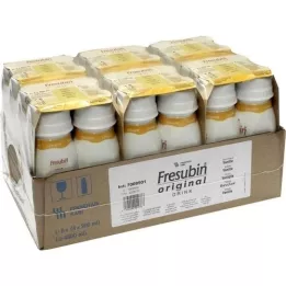 FRESUBIN ORIGINAL DRINK Botella de bebida de vainilla 6x4x200 ml
