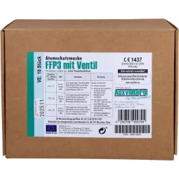 MUNDSCHUTZ FFP3 con válvula, 10 pz