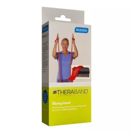 THERA BAND Viaje 2,5 m rojo medio fuerte, 1 ud