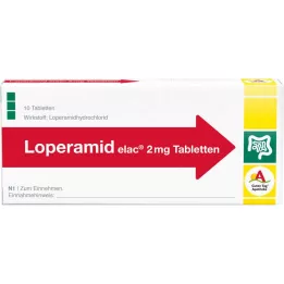 LOPERAMID ELAC 2 mg tabletas, 10 pz