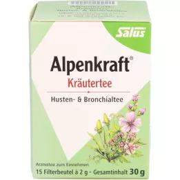 ALPENKRAFT tos y té bronquial salus fbtl., 15 pz