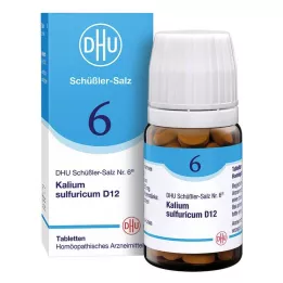 BIOCHEMIE DHU 6 Kalium sulfuricum D 12 tabletas, 80 uds