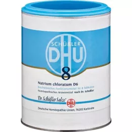 BIOCHEMIE DHU 8 Natrium chloratum D 6 tabletas, 1000 uds