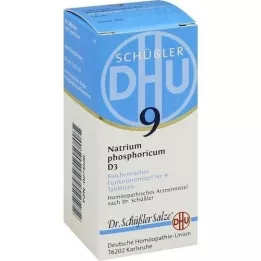 BIOCHEMIE DHU 9 tabletas de sodio fosfórico D 3, 80 pz