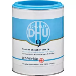 BIOCHEMIE DHU 9 Natrium phosphoricum D 6 tabletas, 1000 uds