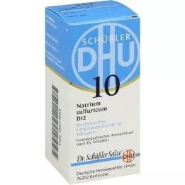BIOCHEMIE DHU 10 tabletas sulfuricum de sodio D 12, 80 pz