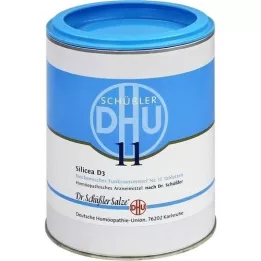 BIOCHEMIE DHU 11 Silicea D 3 tabletas, 1000 pz
