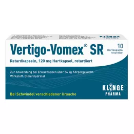 VERTIGO-VOMEX SR Cápsulas de liberación sostenida, 10 uds
