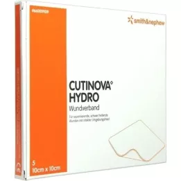 Cutinova Hydro 10x10cm adherirse al aderezo de heridas, 5 pz