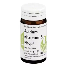 ACIDUM NITRICUM Glóbulos de S Phcp, 20 g