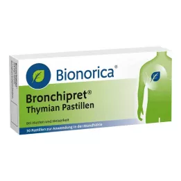 BRONCHIPRET Pastillas de tomillo, 30 uds