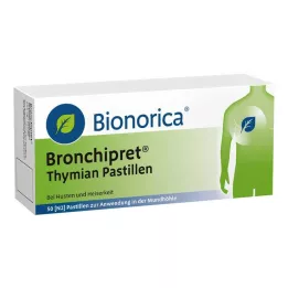 BRONCHIPRET Pastillas de tomillo, 50 uds