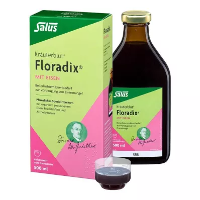 FLORADIX con solución oral de hierro, 500 ml