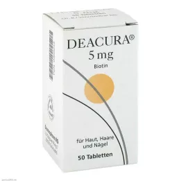 DEACURA Comprimidos de 5 mg, 50 uds