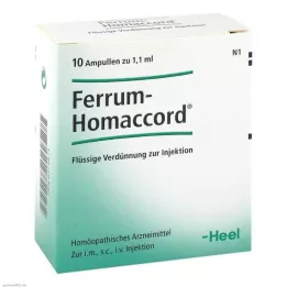 FERRUM HOMACCORD Ampoules, 10 pz