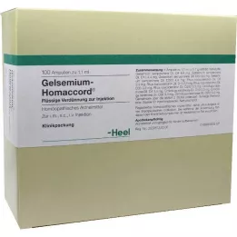 GELSEMIUM HOMACCORD Ampoules, 100 pz