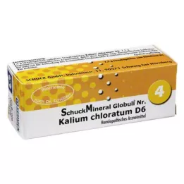 SCHUCKMINERAL Globuli 4 potasio cloratum d6, 7,5 g