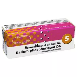 SCHUCKMINERAL Globuli 5 potasio fosfórico D6, 7,5 g