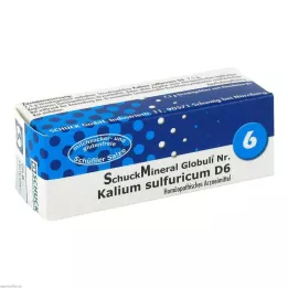 SCHUCKMINERAL Globuli 6 potasio sulfuricum D6, 7,5 g