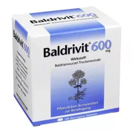 BALDRIVIT 600 mg de tabletas cubiertas, 100 horas