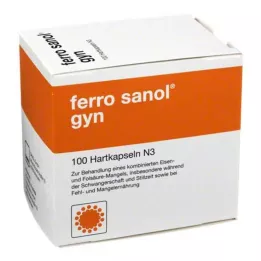 FERRO SANOL Cápsulas duras de ginecología con gránulos recubiertos de MSR, 100 uds